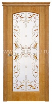 Входная дверь с витражом МДФ PLS-15, цена 45 300  руб.