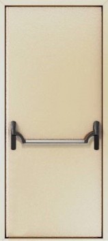 Однопольная входная дверь с порошковым напылением с двух сторон OP-1534, цена 28 050  руб.