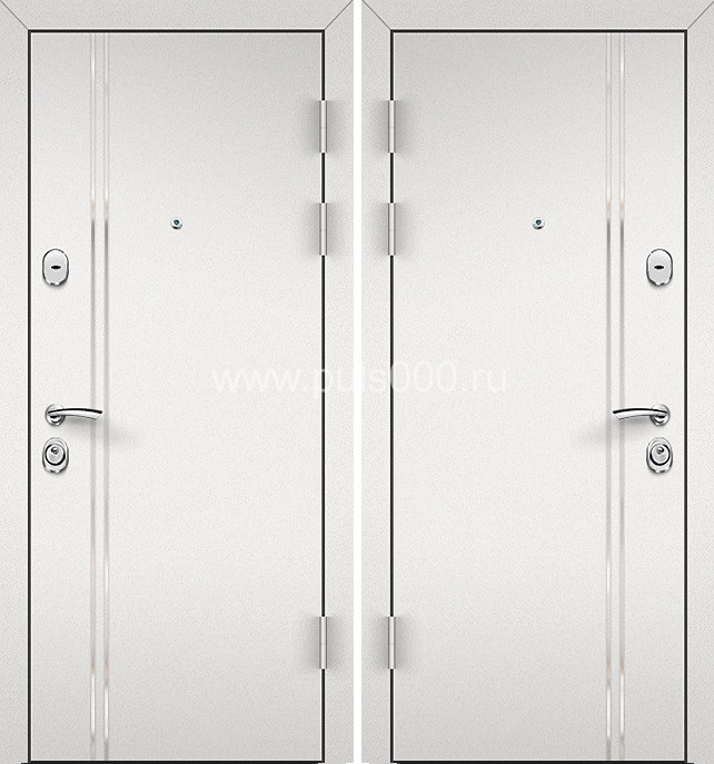 Дверь входная стальная для квартиры белая, цена 13 600  руб.